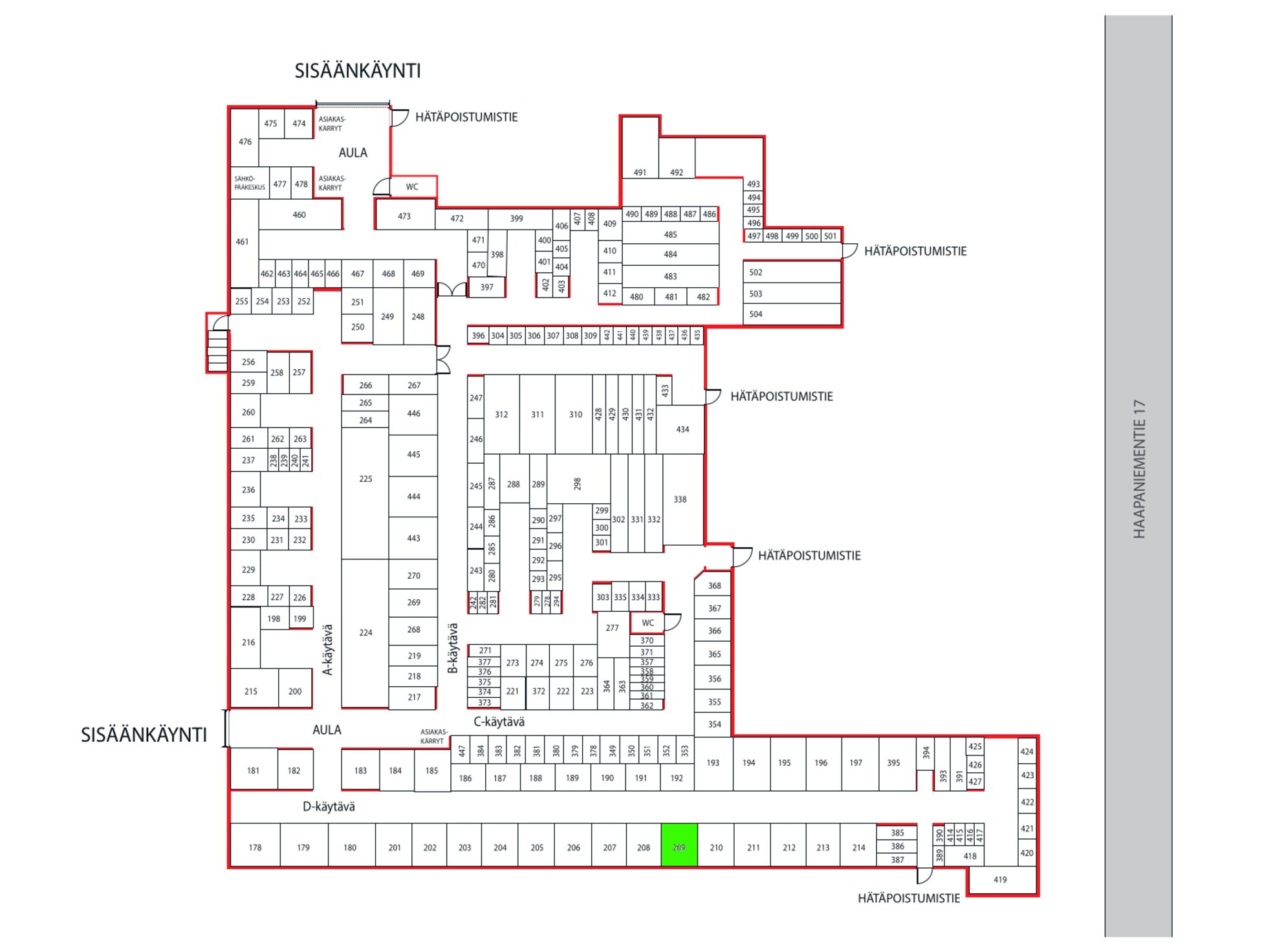 Haapaniementie 17, n. 15,0 m²