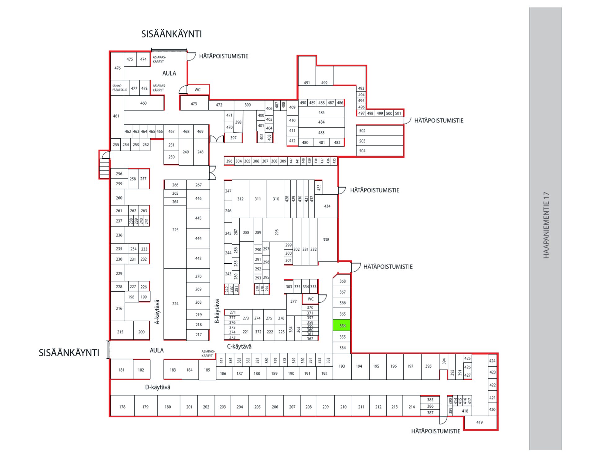 Haapaniementie 17, n. 7,0 m²