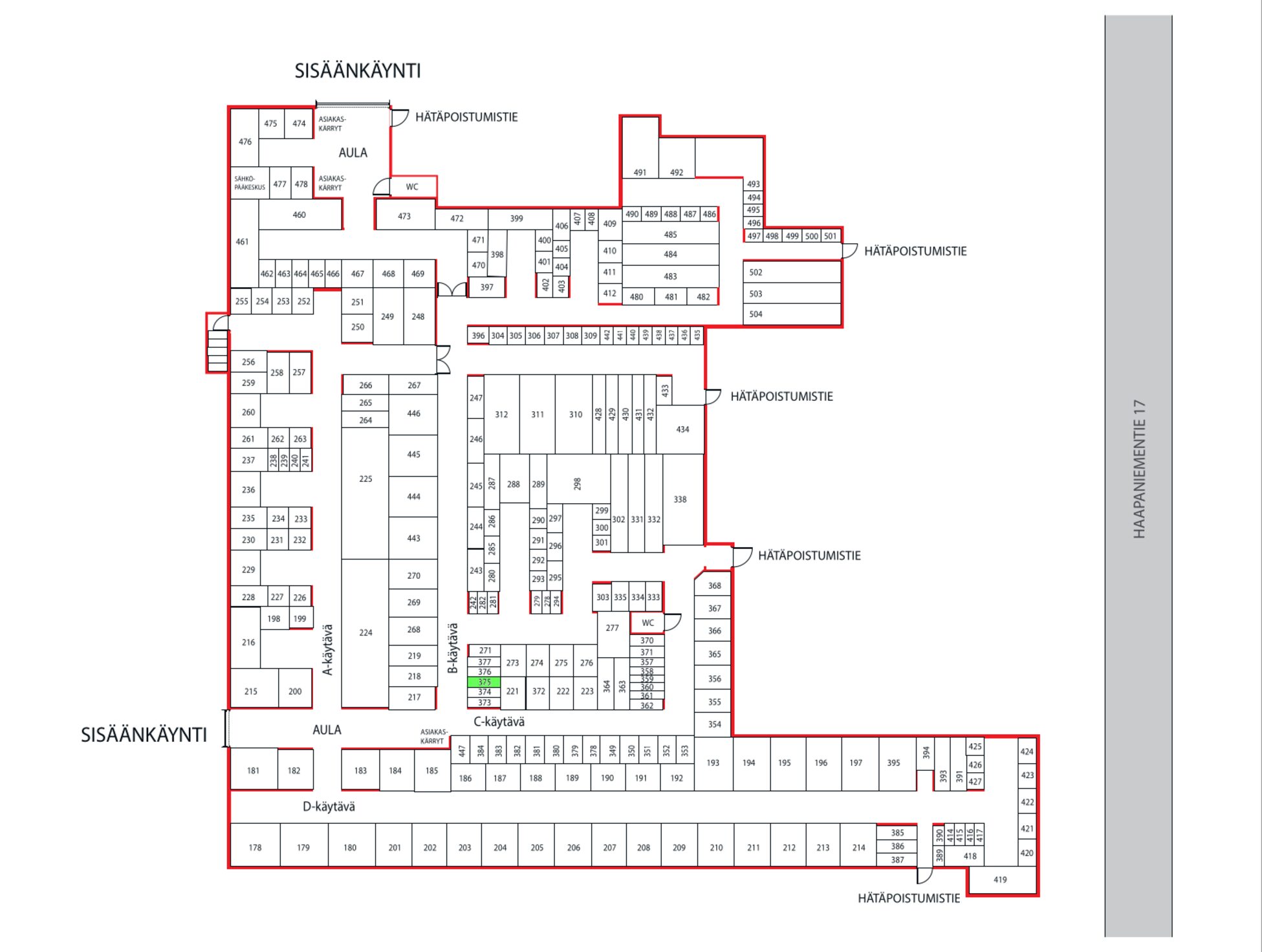 Haapaniementie 17, n. 2,0 m²
