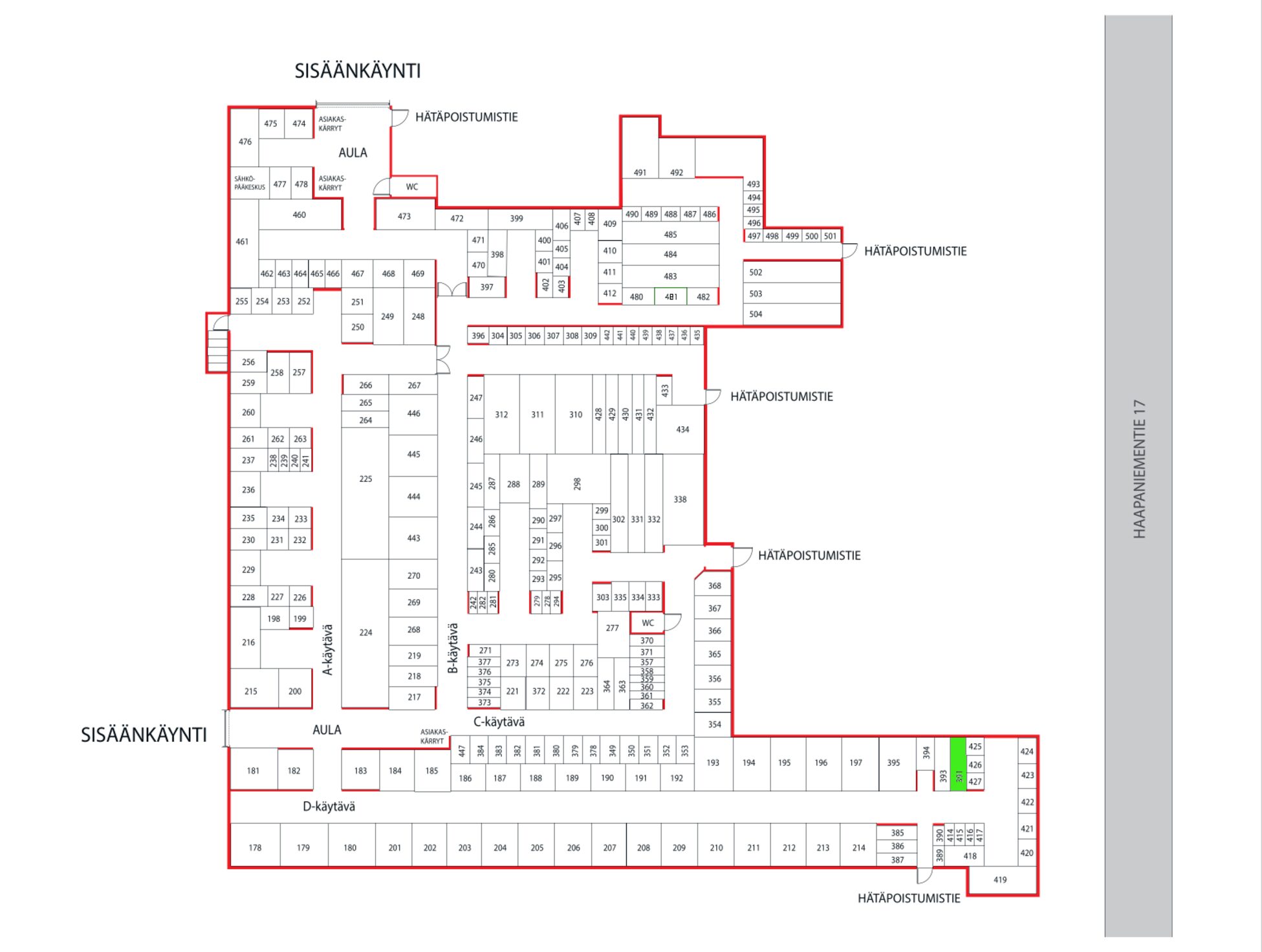 Haapaniementie 17, n. 8,0 m²
