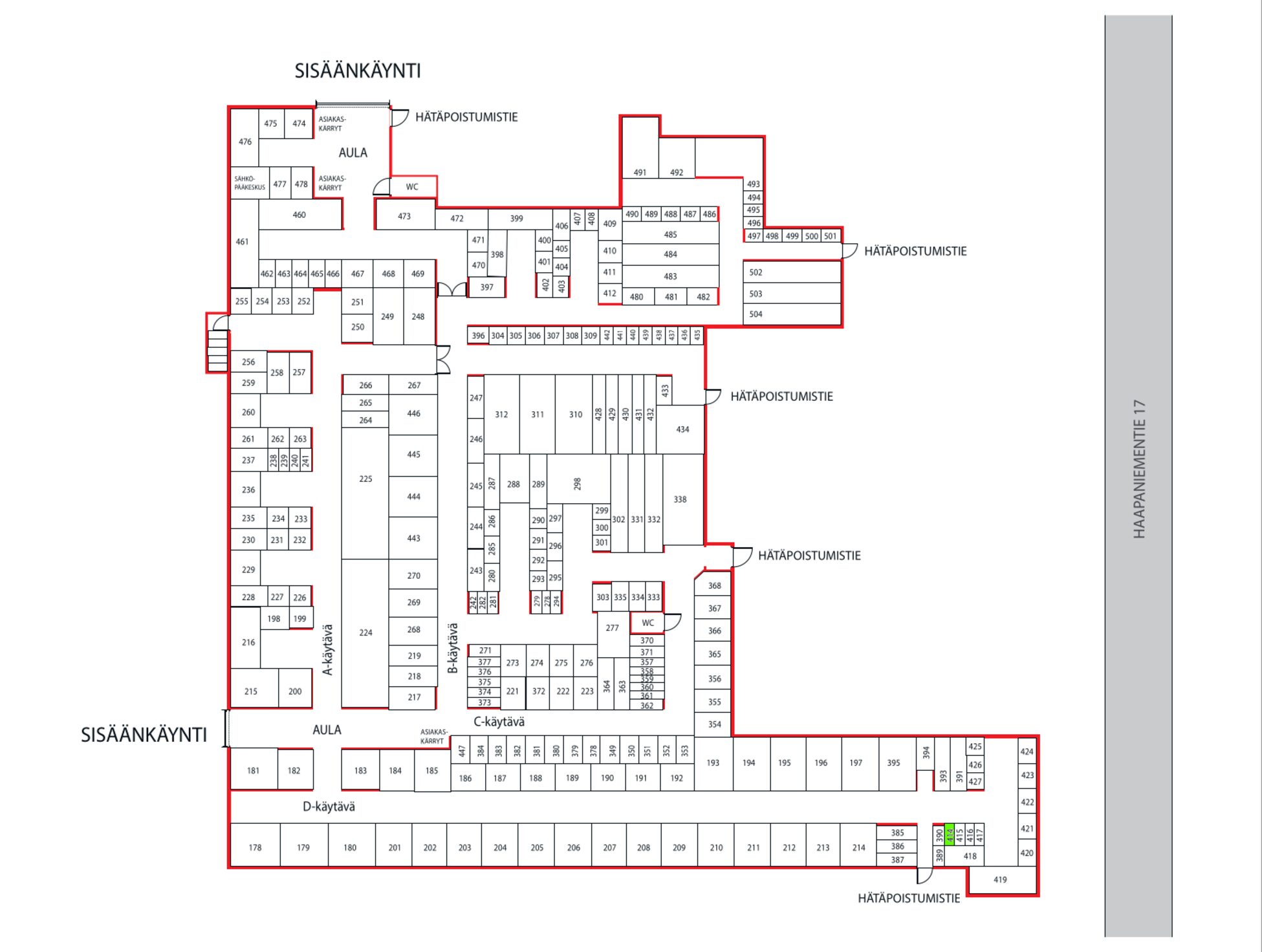 Haapaniementie 17, n. 3,0 m²