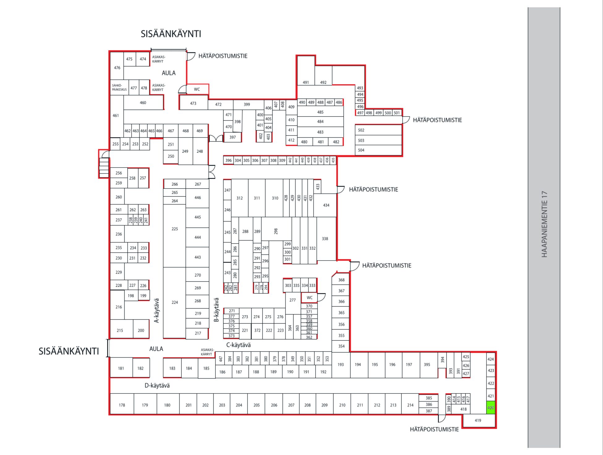 Haapaniementie 17, n. 10,0 m²