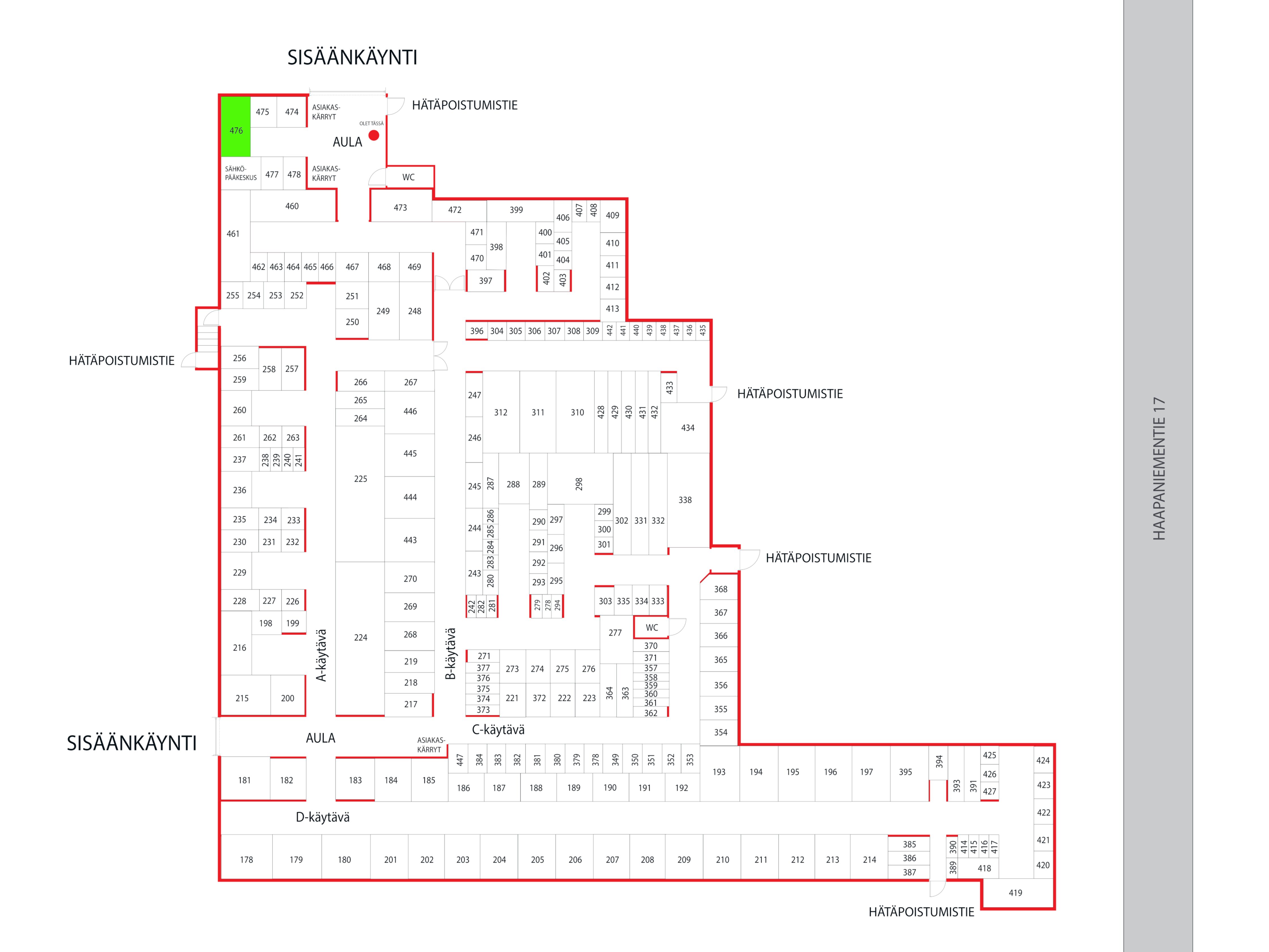 Haapaniementie 17, n. 14,0 m²