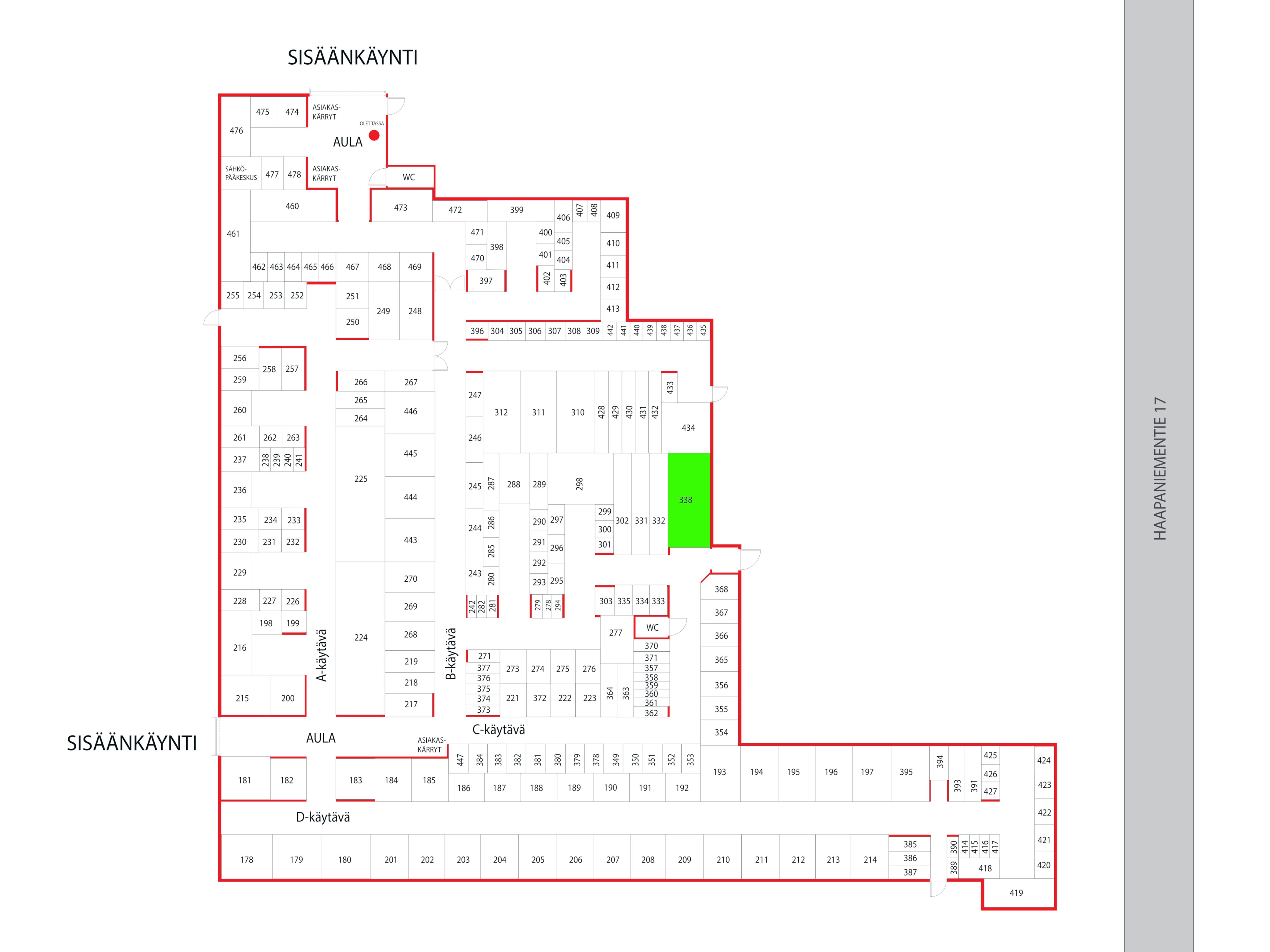 Haapaniementie 17, n. 14,0 m²