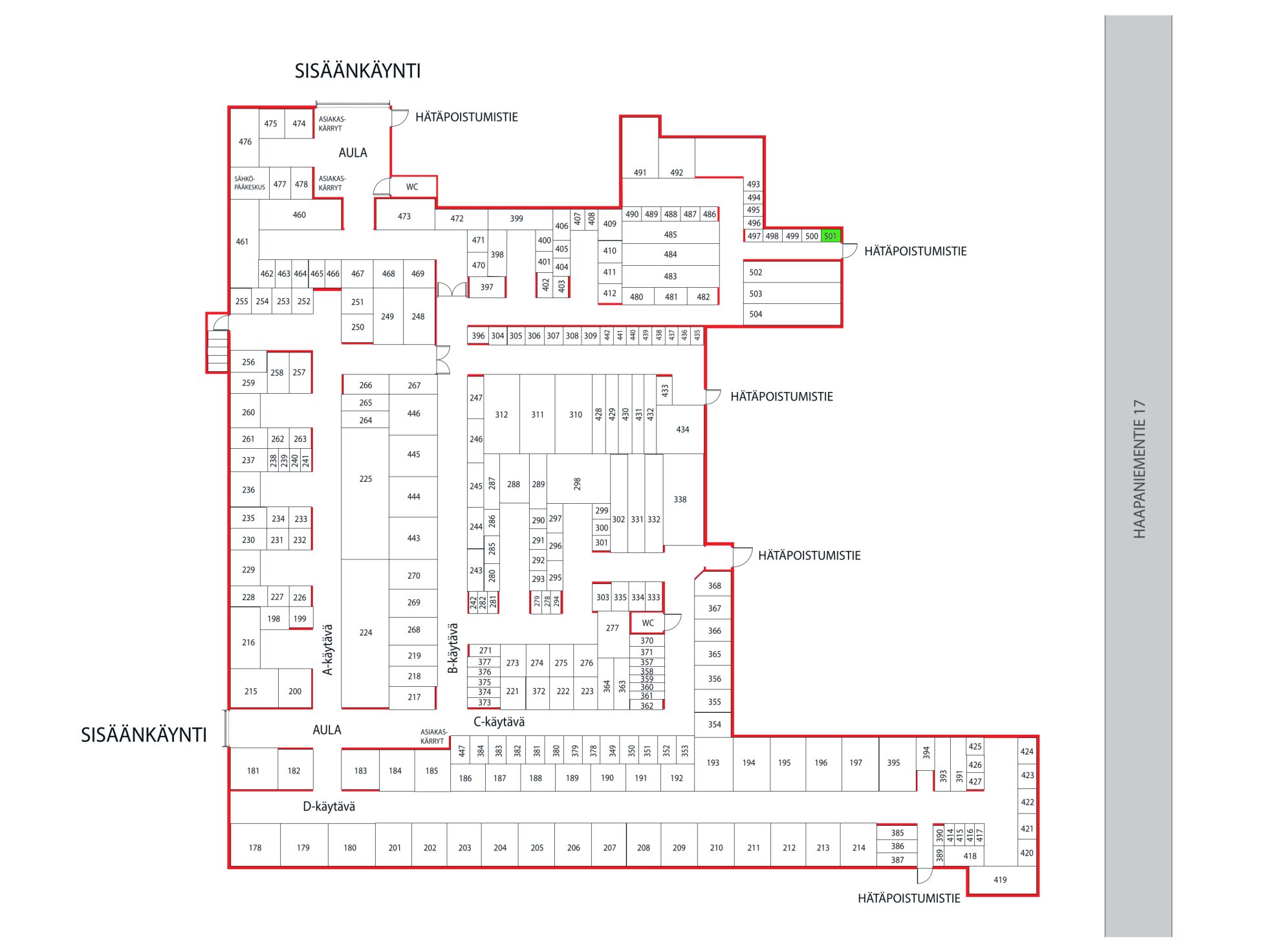 Haapaniementie 17, n. 1,0 m²