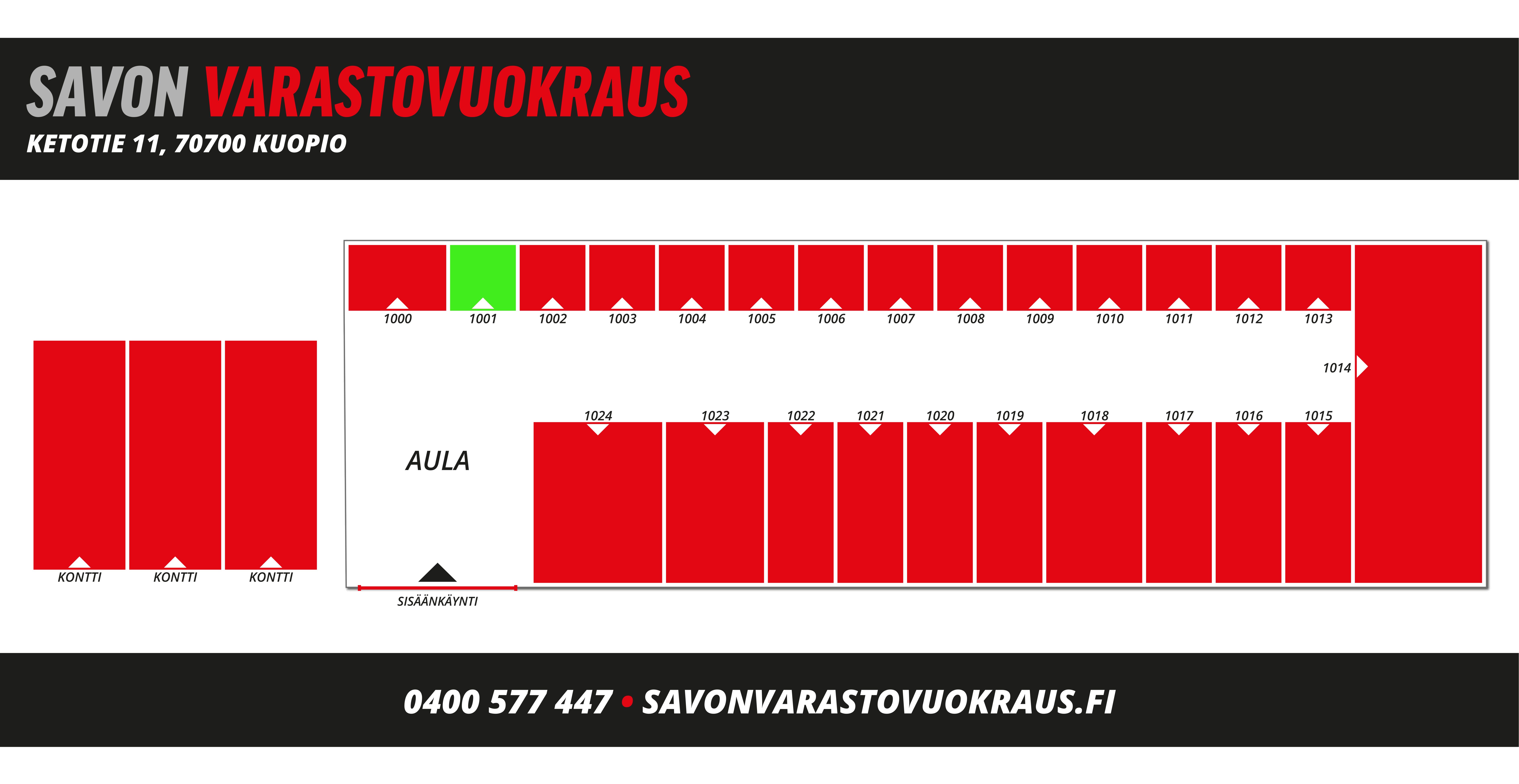 Ketotie 11, n. 2 m² kylmävarasto
