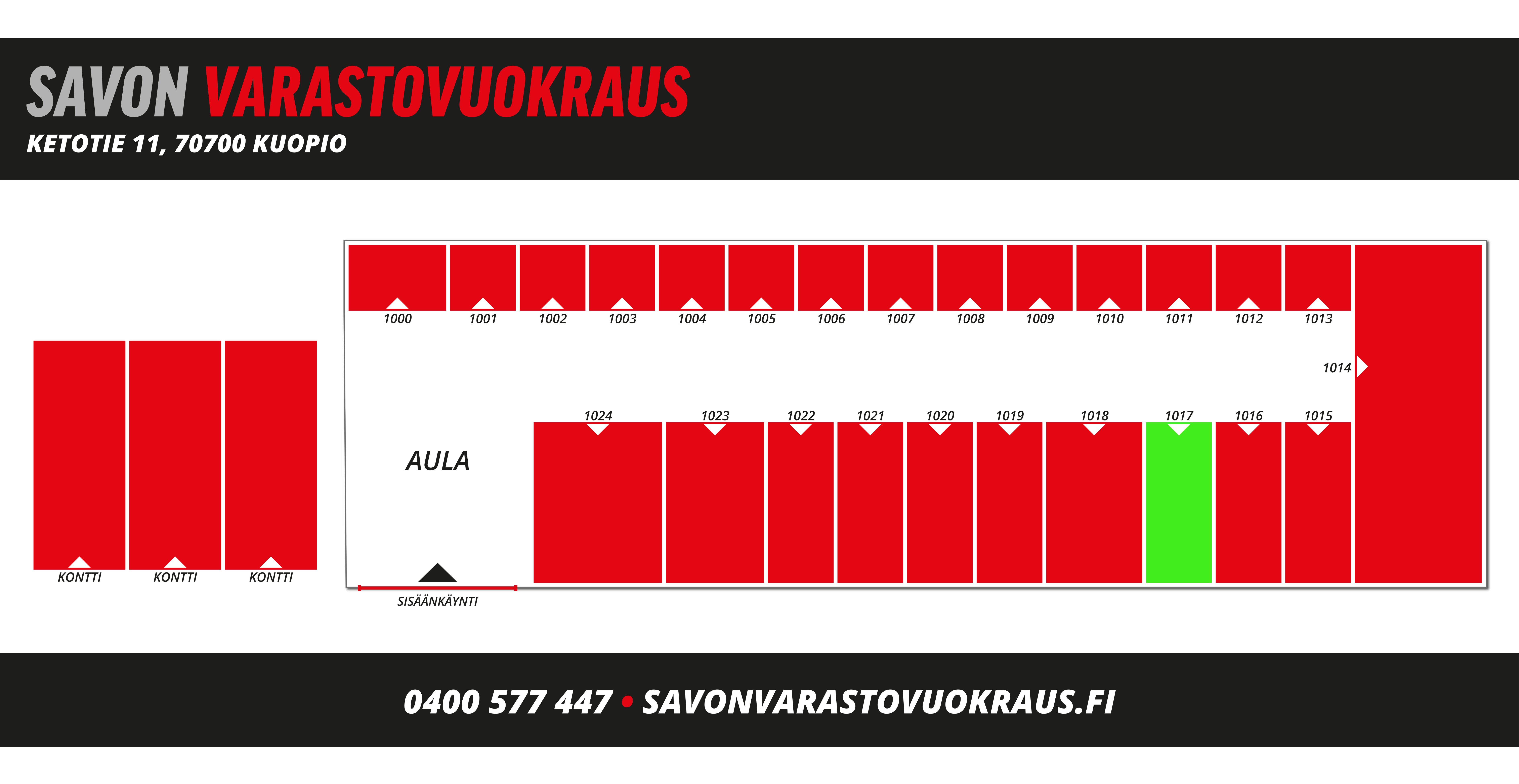 Ketotie 11, n. 10,0 m² kylmävarasto