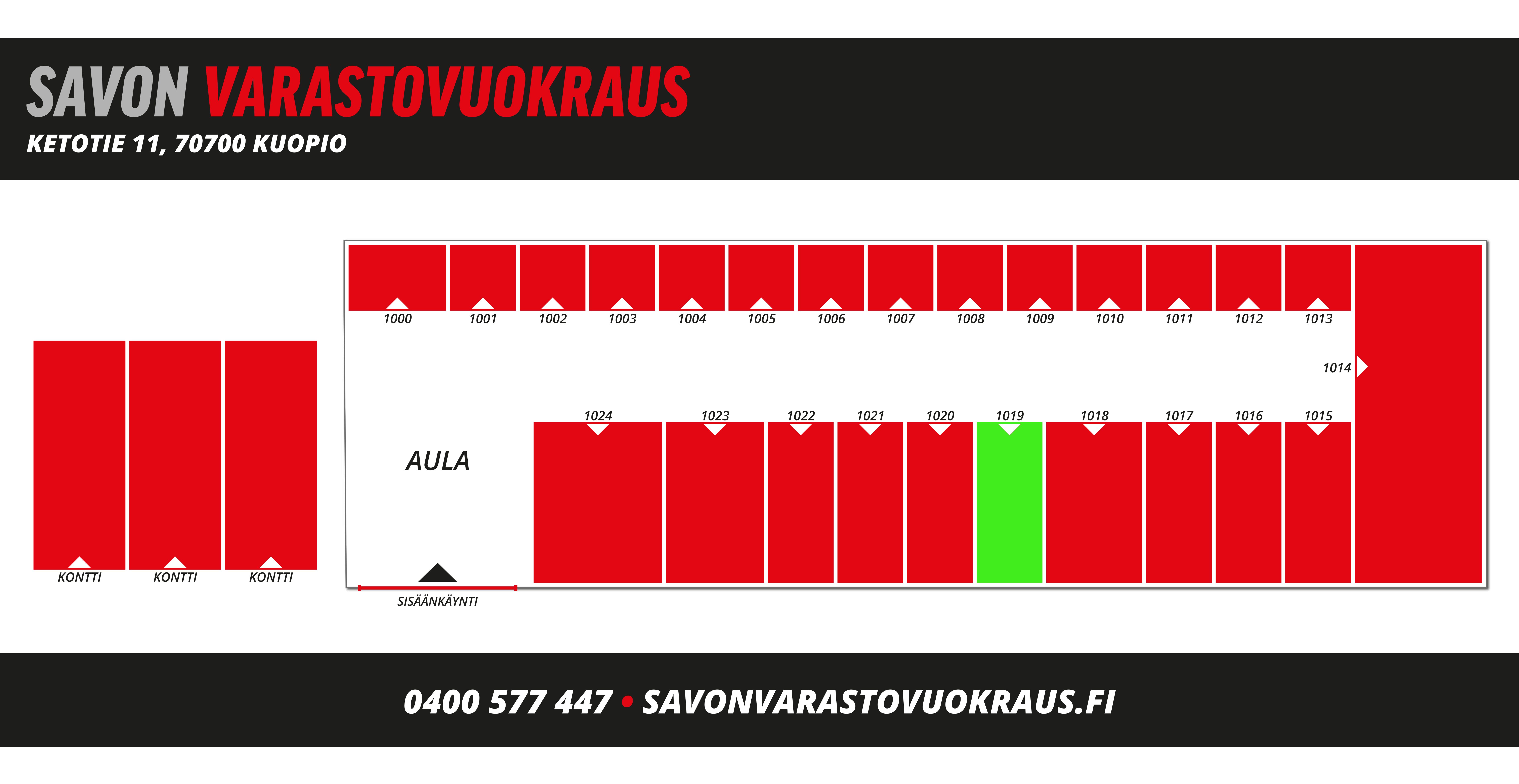Ketotie 11, n. 3,5 m² kylmävarasto