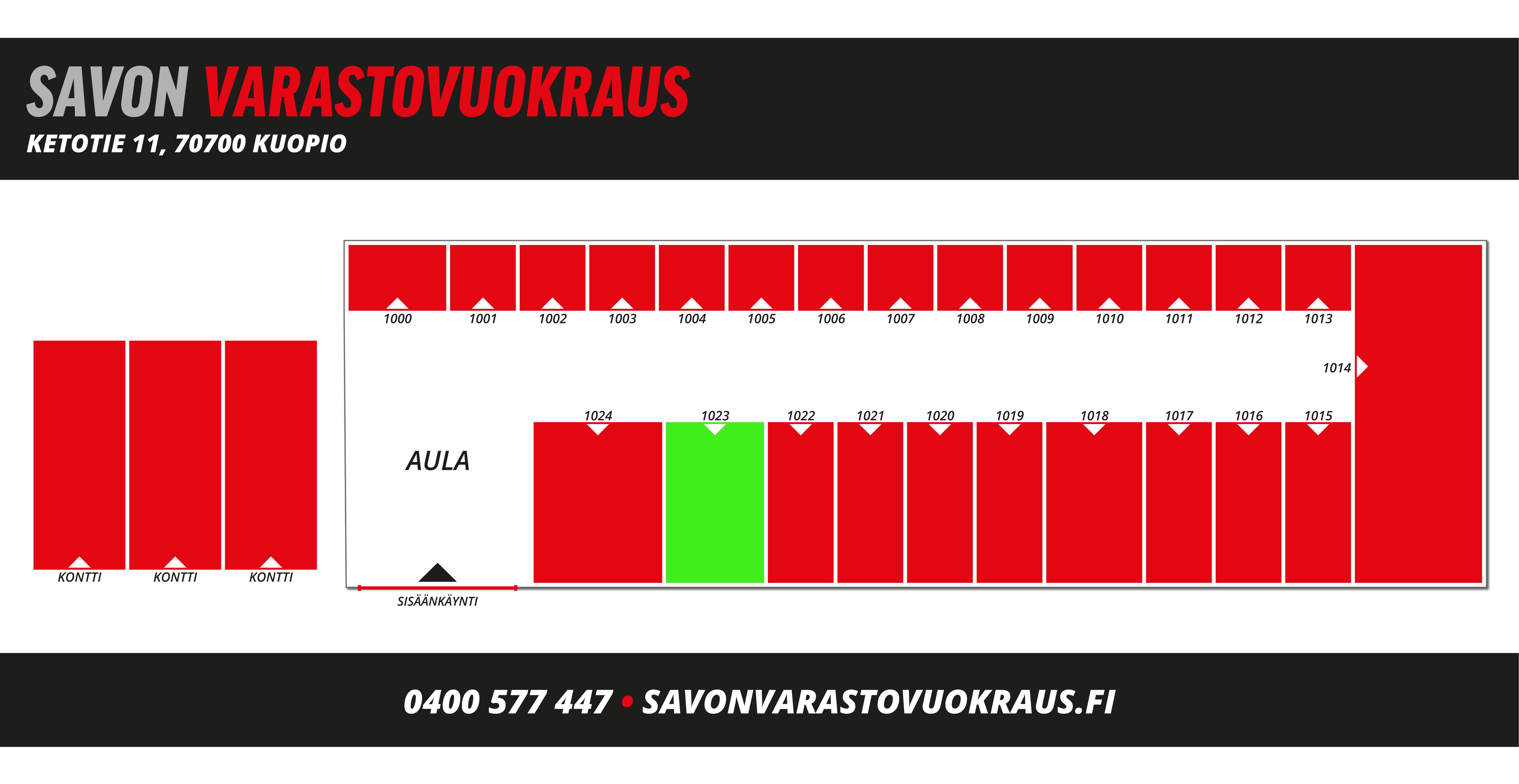 Ketotie 11, n. 7,0 m² kylmävarasto