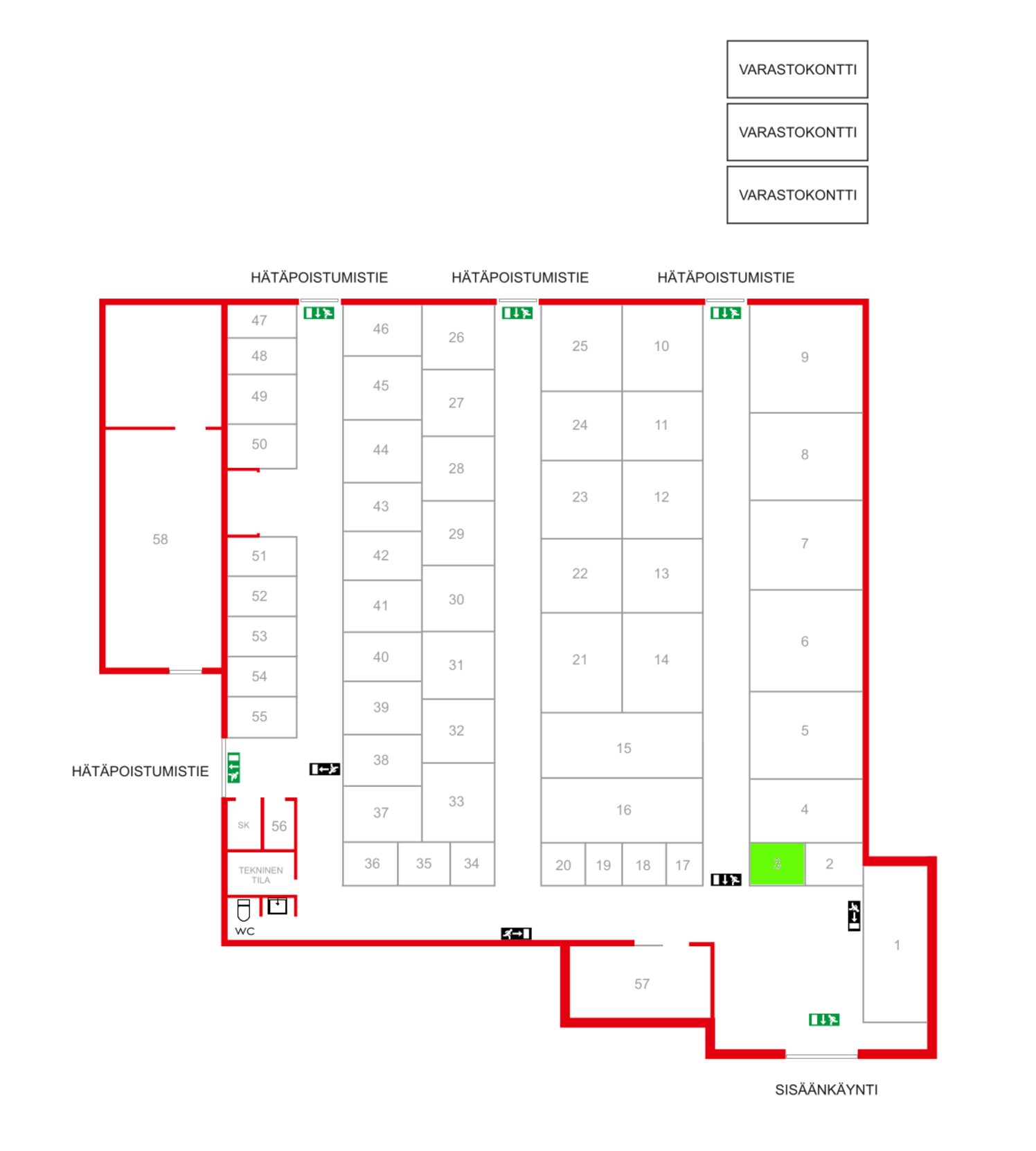 Tuumakatu 1, n. 1,0 m²