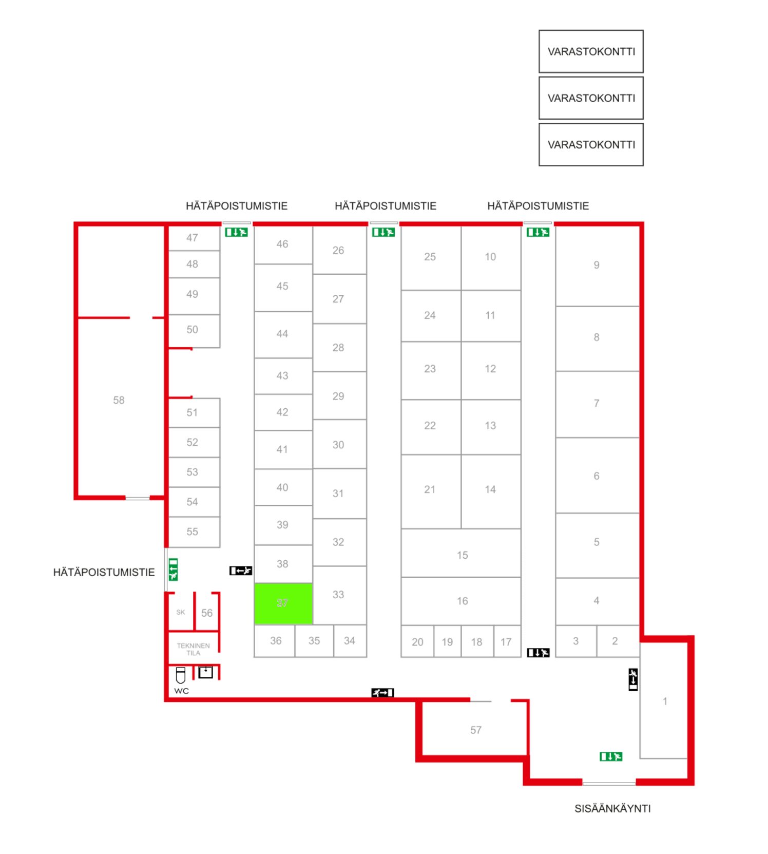 Tuumakatu 1, n. 4,0 m²