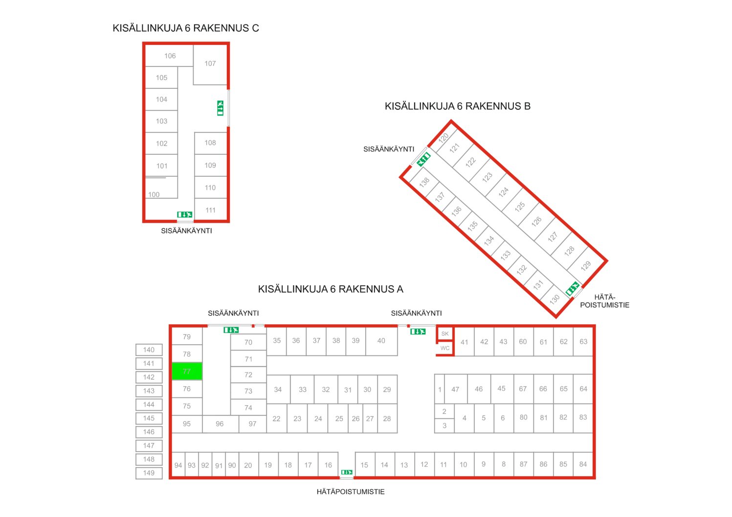 Kisällinkuja 6, n. 4,0 m²