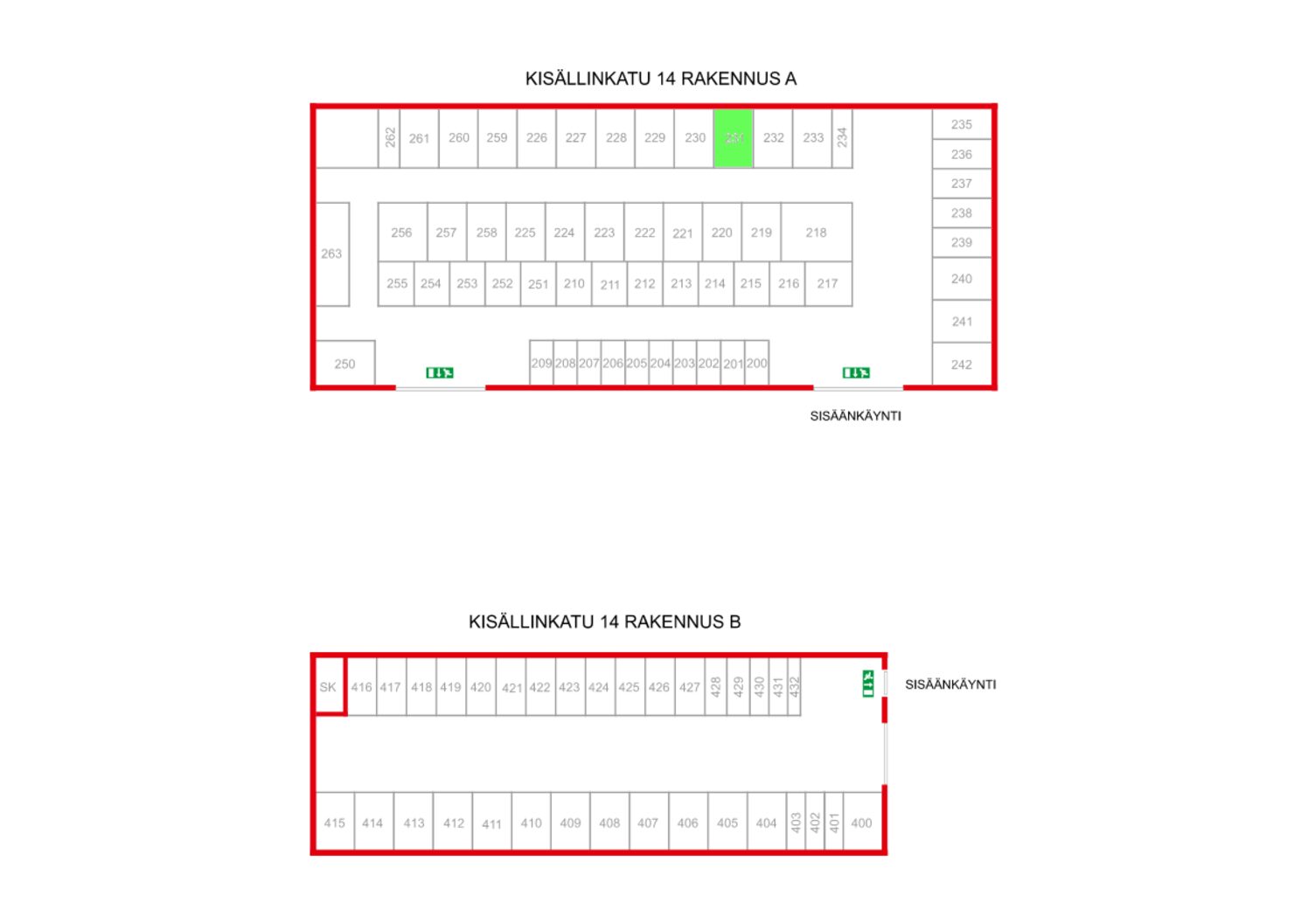 Kisällinkatu 14, n. 4,0 m²