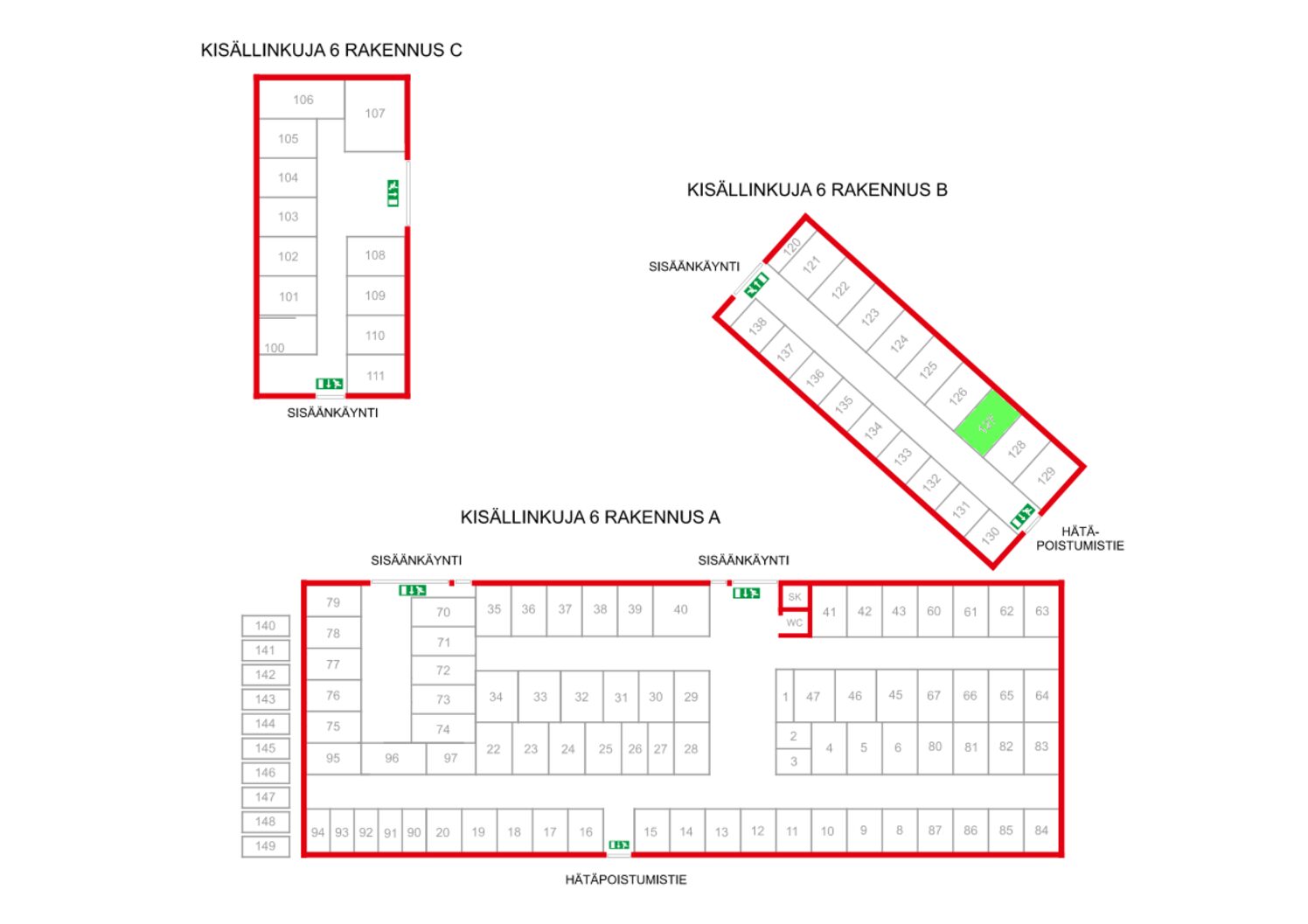 Kisällinkuja 6, n. 4,0 m²