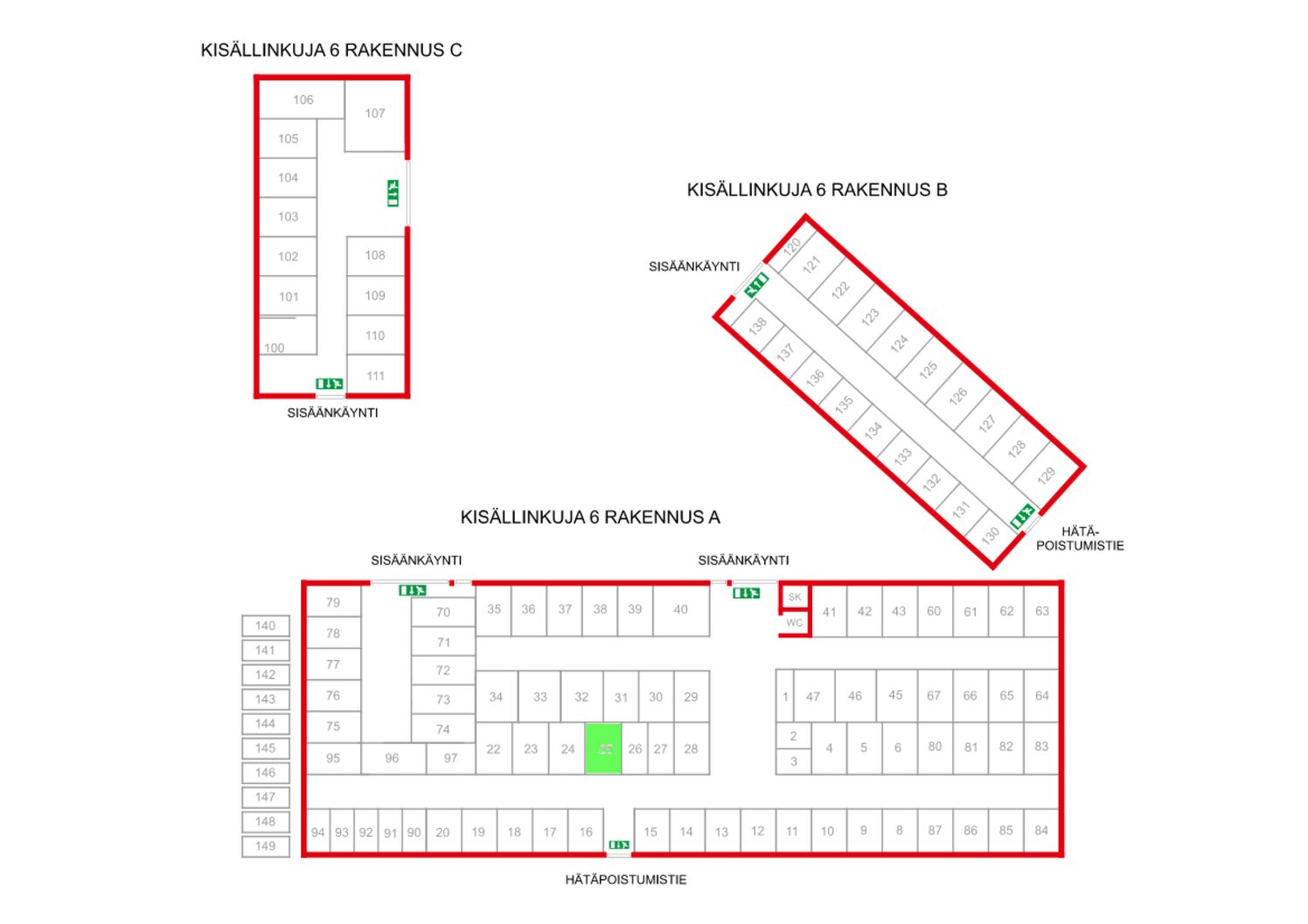 Kisällinkuja 6, n. 4,0 m²