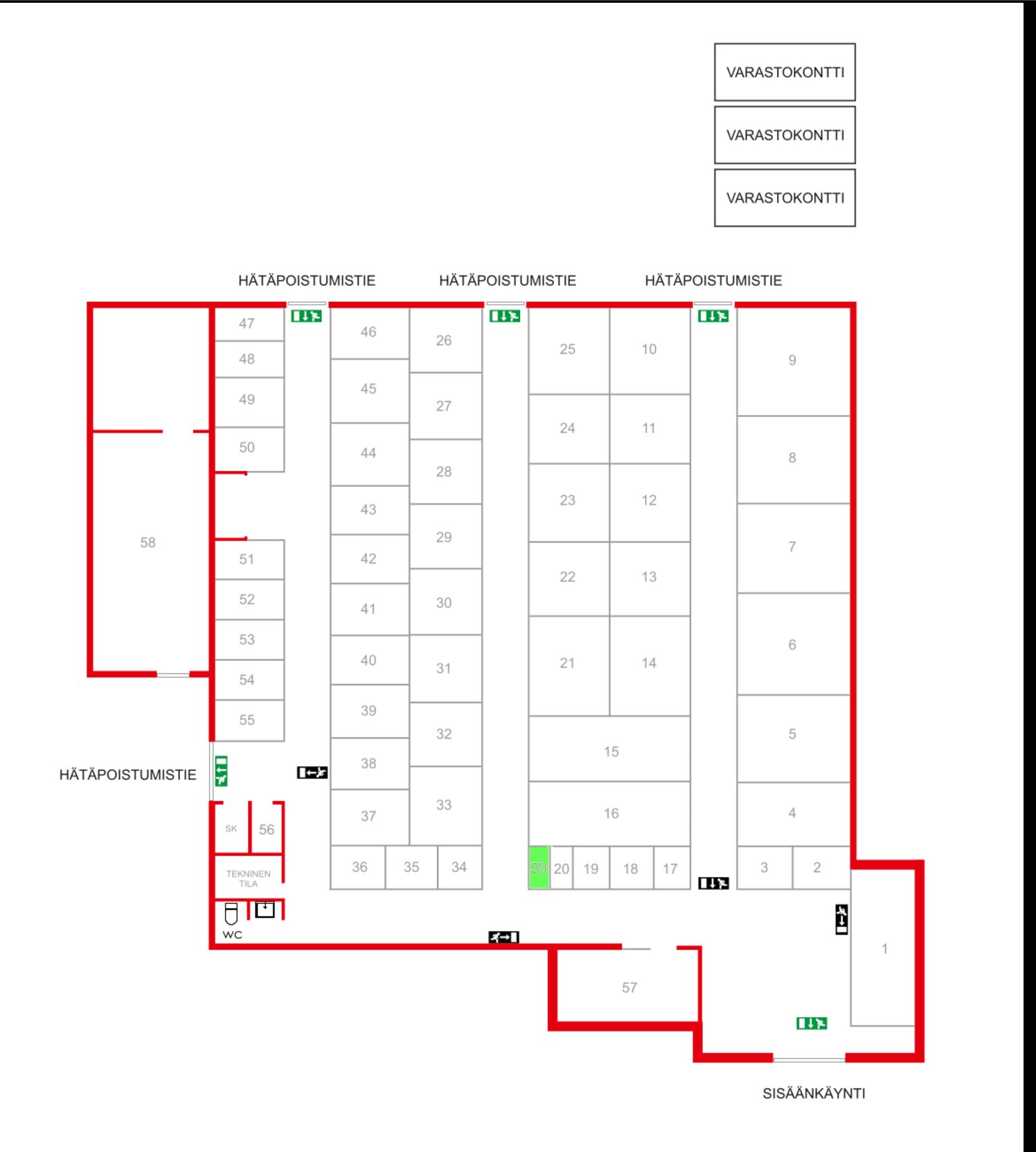 Tuumakatu 1, n. 1,0 m²